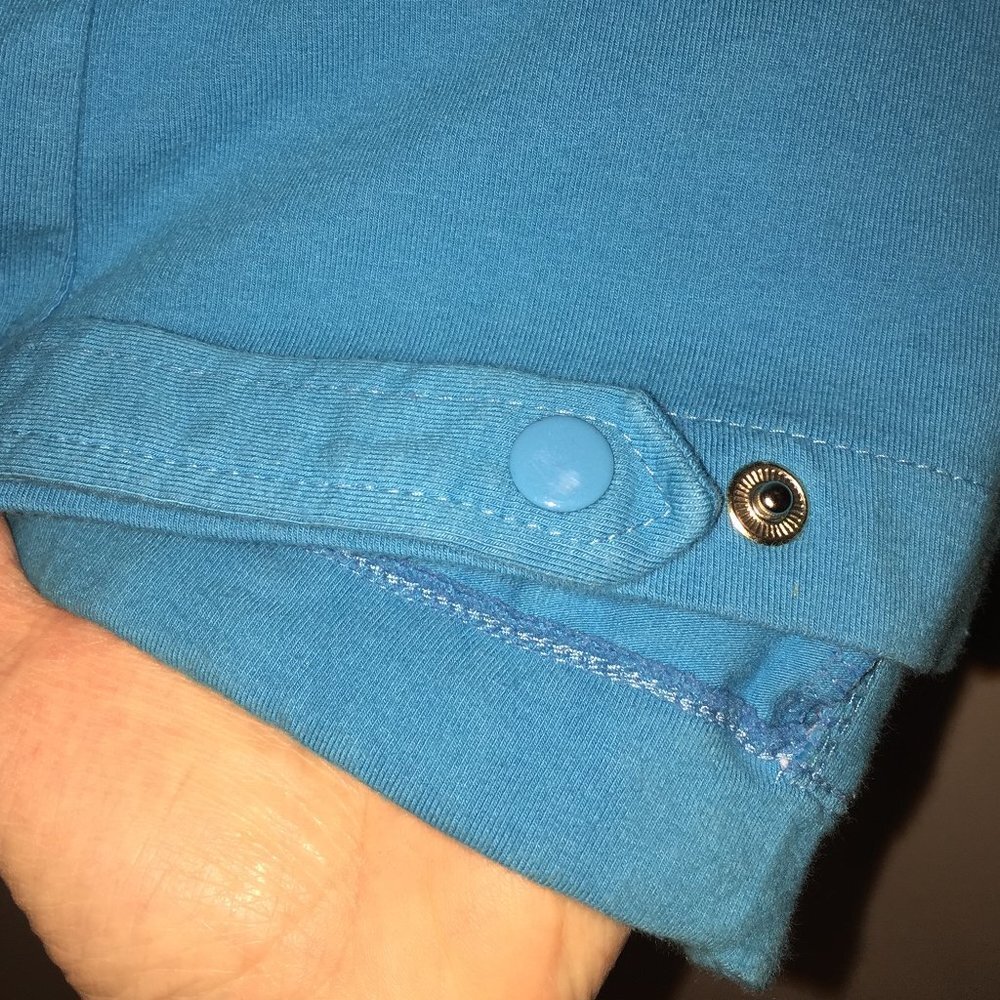 Turquoise Sporty Sweater - Picture 4 of 6